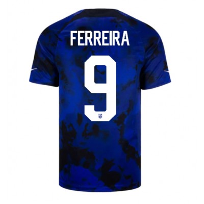 Vereinigte Staaten Jesus Ferreira #9 Auswärtstrikot WM 2022 Kurzarm